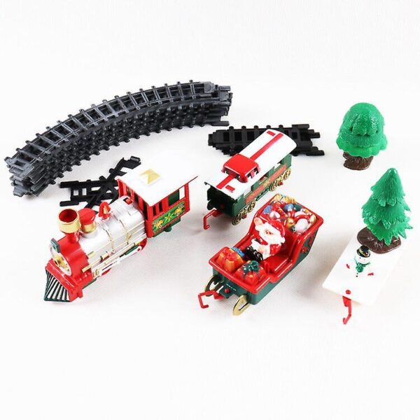 Christmas Train Toy, Surround The Tree, Electric Train, With Lights And Sounds. - Image 4